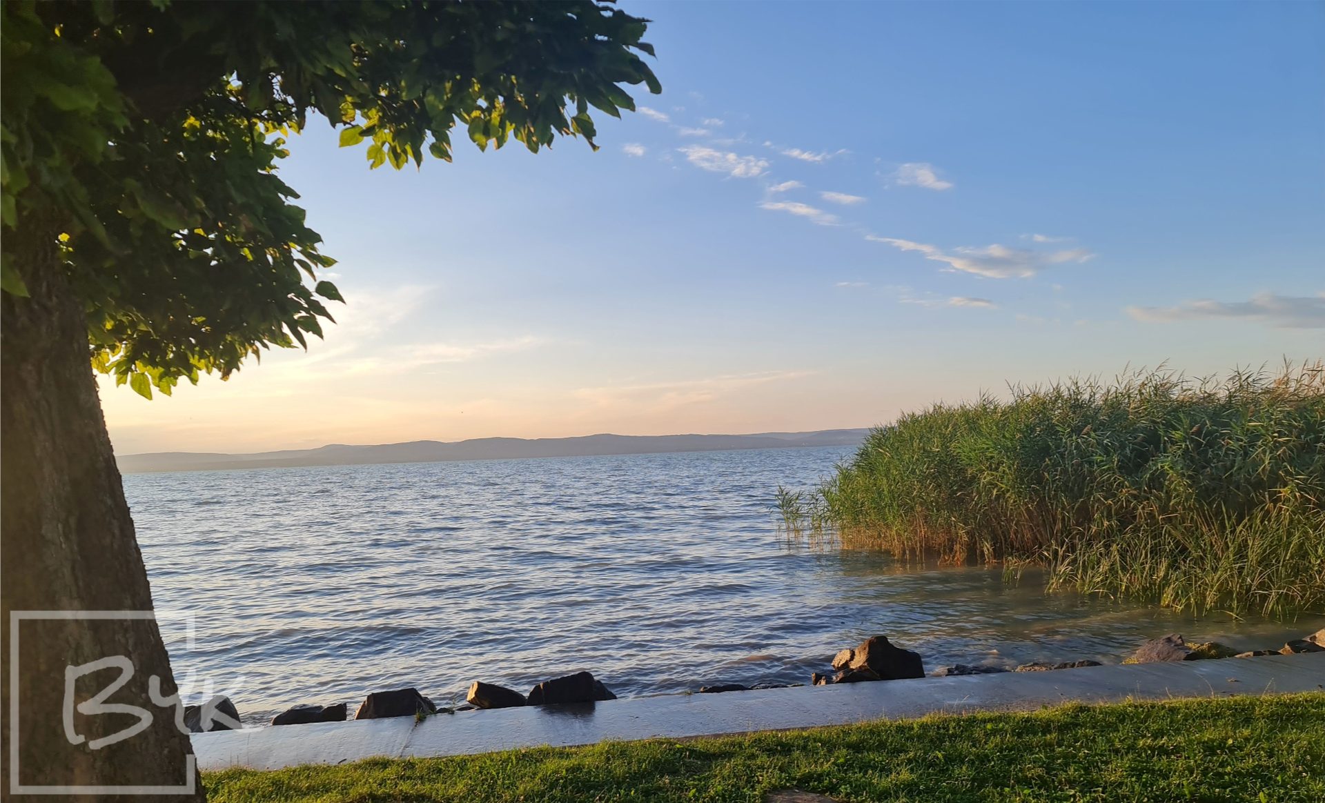 Lake Balaton shoreline near Mökki